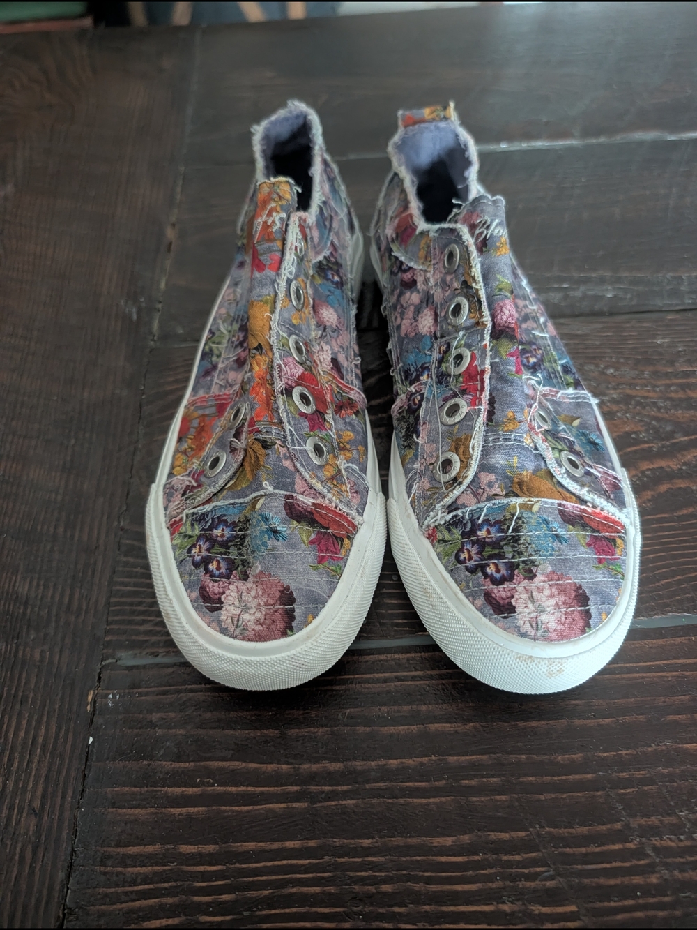 Blowfish Floral Slip-On Canvas Sneakers in Multicolor